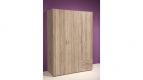 Trokrilni ormar s ladicama Base 3 - 52x120x177 cm