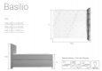 Boxspring krevet Basilio - sa spremnikom - više boja i dimenzija