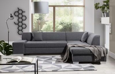 Kutna garnitura Porto s ležajem i spremnikom - 217x278x74 cm