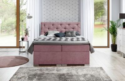 Boxspring krevet Balvin - sa spremnikom - više boja i dimenzija