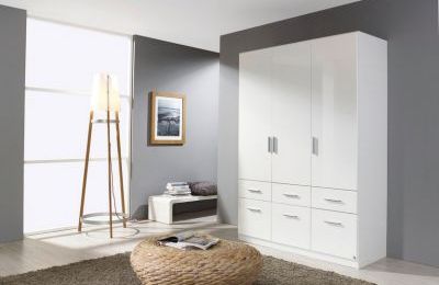 Trokrilni ormar s ladicama Celle - više dimenzija