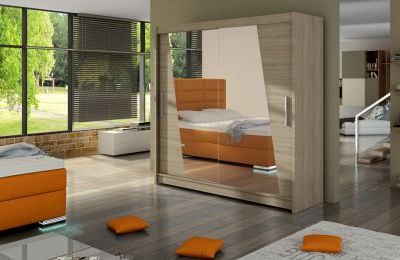 Ormar s kliznim vratima Terecia - 200x58x215 cm