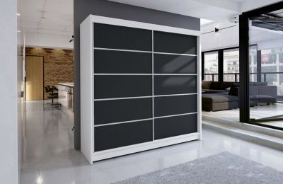 Ormar s kliznim vratima Terecia - 200x58x215 cm