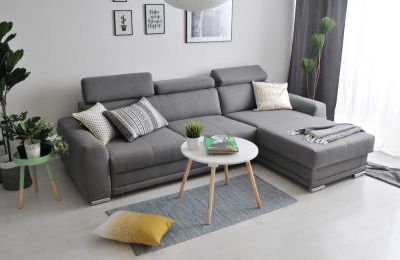 Kutna garnitura na razvlačenje Moon mini - 173x272x43 cm