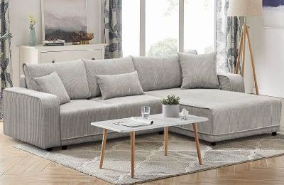 Kutna garnitura PRIMO L na razvlačenje sa spremnikom - 185x290x40 cm