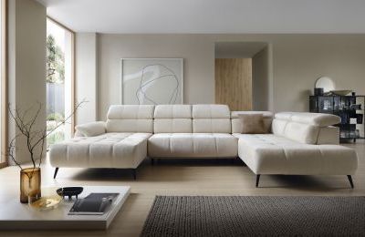 Kutna garnitura na razvlačenje Genova III - 208x375x184 cm