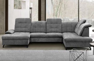 Kutna garnitura BERRY na razvlačenje sa spremnikom - 167x334x213 cm