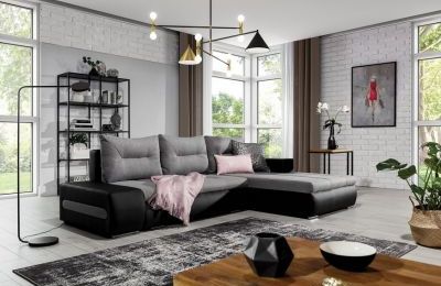 Kutna garnitura Ottavio s ležajem i spremnikom - 180x275x85 cm