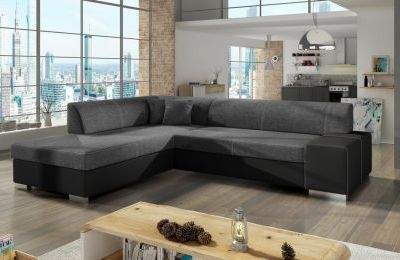 Kutna garnitura Porto s ležajem i spremnikom - 217x278x74 cm