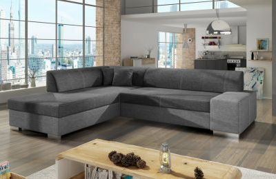 Kutna garnitura Porto s ležajem i spremnikom - 217x278x74 cm