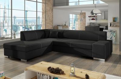 Kutna garnitura Porto s ležajem i spremnikom - 217x278x74 cm