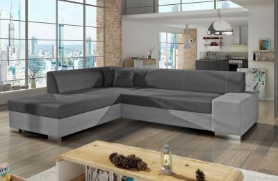 Kutna garnitura Porto s ležajem i spremnikom - 217x278x74 cm