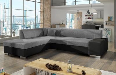 Kutna garnitura Porto s ležajem i spremnikom - 217x278x74 cm