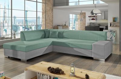 Kutna garnitura Porto s ležajem i spremnikom - 217x278x74 cm