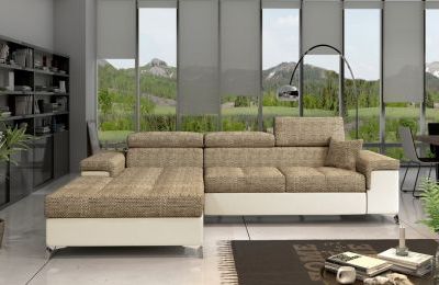 Kutna garnitura Ricardo s ležajem i spremnikom - 205x280x90 cm