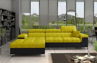 Kutna garnitura Ricardo s ležajem i spremnikom - 205x280x90 cm