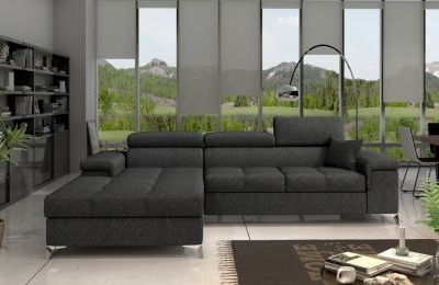 Kutna garnitura Ricardo s ležajem i spremnikom - 205x280x90 cm