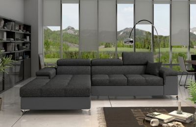 Kutna garnitura Ricardo s ležajem i spremnikom - 205x280x90 cm