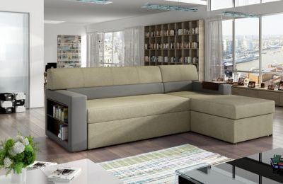 Kutna garnitura Rico s ležajem i spremnikom - 160x250x85 cm