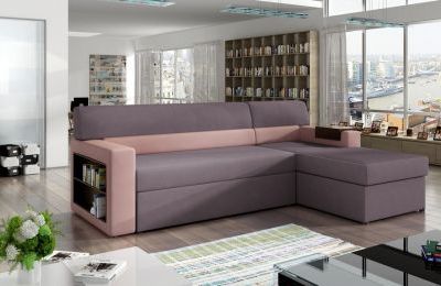 Kutna garnitura Rico s ležajem i spremnikom - 160x250x85 cm