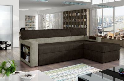 Kutna garnitura Rico s ležajem i spremnikom - 160x250x85 cm