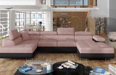 Kutna garnitura Rodrigo s ležajem i spremnikom - 202x345x90 cm