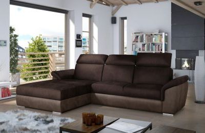 Kutna garnitura Trevisco s ležajem i spremnikom - 216x272x100 cm