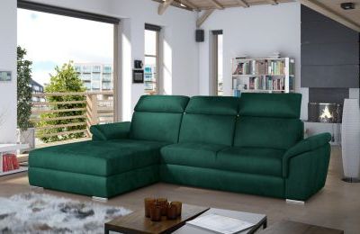 Kutna garnitura Trevisco s ležajem i spremnikom - 216x272x100 cm