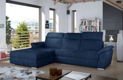 Kutna garnitura Trevisco s ležajem i spremnikom - 216x272x100 cm