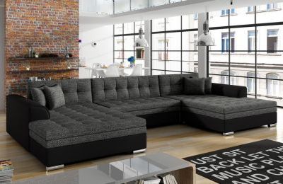 Kutna garnitura Vento s ležajem - 165x355x80 cm