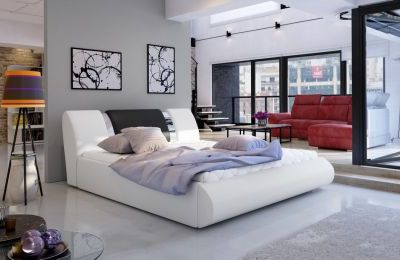 Tapecirani krevet sa spremnikom i podnicama Flavio - više dimenzija