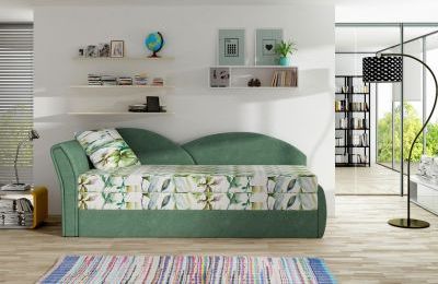 Dvosjed Aga s ležajem i spremnikom - 218x80x77 cm