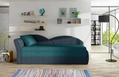 Dvosjed Aga s ležajem i spremnikom - 218x80x77 cm