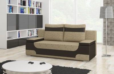 Dvosjed Area s ležajem i spremnikom - 200x92x90 cm