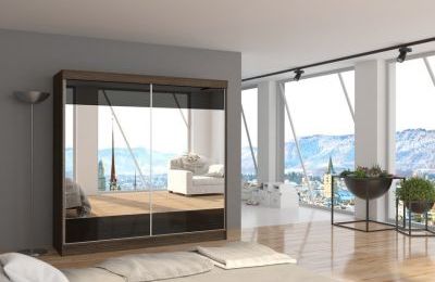 Ormar s kliznim vratima Fremont - 200x62x200 cm