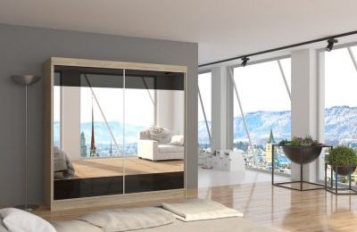 Ormar s kliznim vratima Fremont - 200x62x200 cm