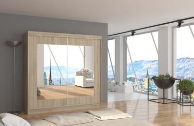 Ormar s kliznim vratima Mateo - 200x62x200 cm