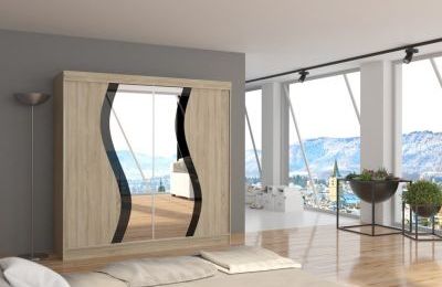 Ormar s kliznim vratima Ventura - 200x62x200 cm