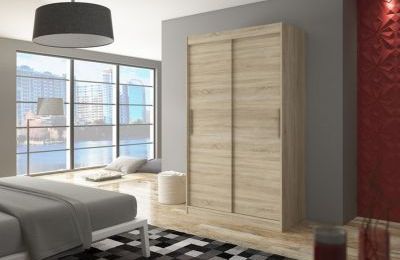 Ormar s kliznim vratima Collin - 120x58x200 cm