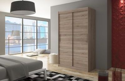 Ormar s kliznim vratima Collin - 120x58x200 cm