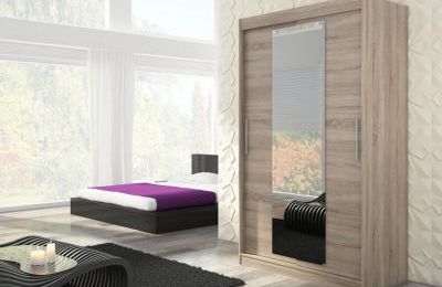 Ormar s kliznim vratima Iness - 150x58x200 cm