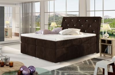 Boxspring krevet Balvin - sa spremnikom - više boja i dimenzija