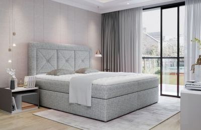 Boxspring krevet Idris, sa spremnicima - više boja i dimenzija