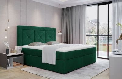 Boxspring krevet Idris, sa spremnicima - više boja i dimenzija