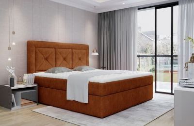 Boxspring krevet Idris, sa spremnicima - više boja i dimenzija