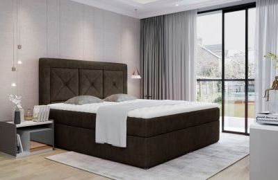 Boxspring krevet Idris, sa spremnicima - više boja i dimenzija
