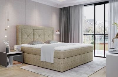 Boxspring krevet Idris, sa spremnicima - više boja i dimenzija