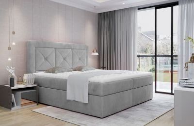 Boxspring krevet Idris, sa spremnicima - više boja i dimenzija