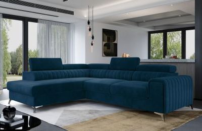 Kutna garnitura Laurence s ležajem i spremnikom - 205x275x98 cm