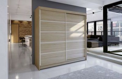 Ormar s kliznim vratima Terecia - 200x58x215 cm